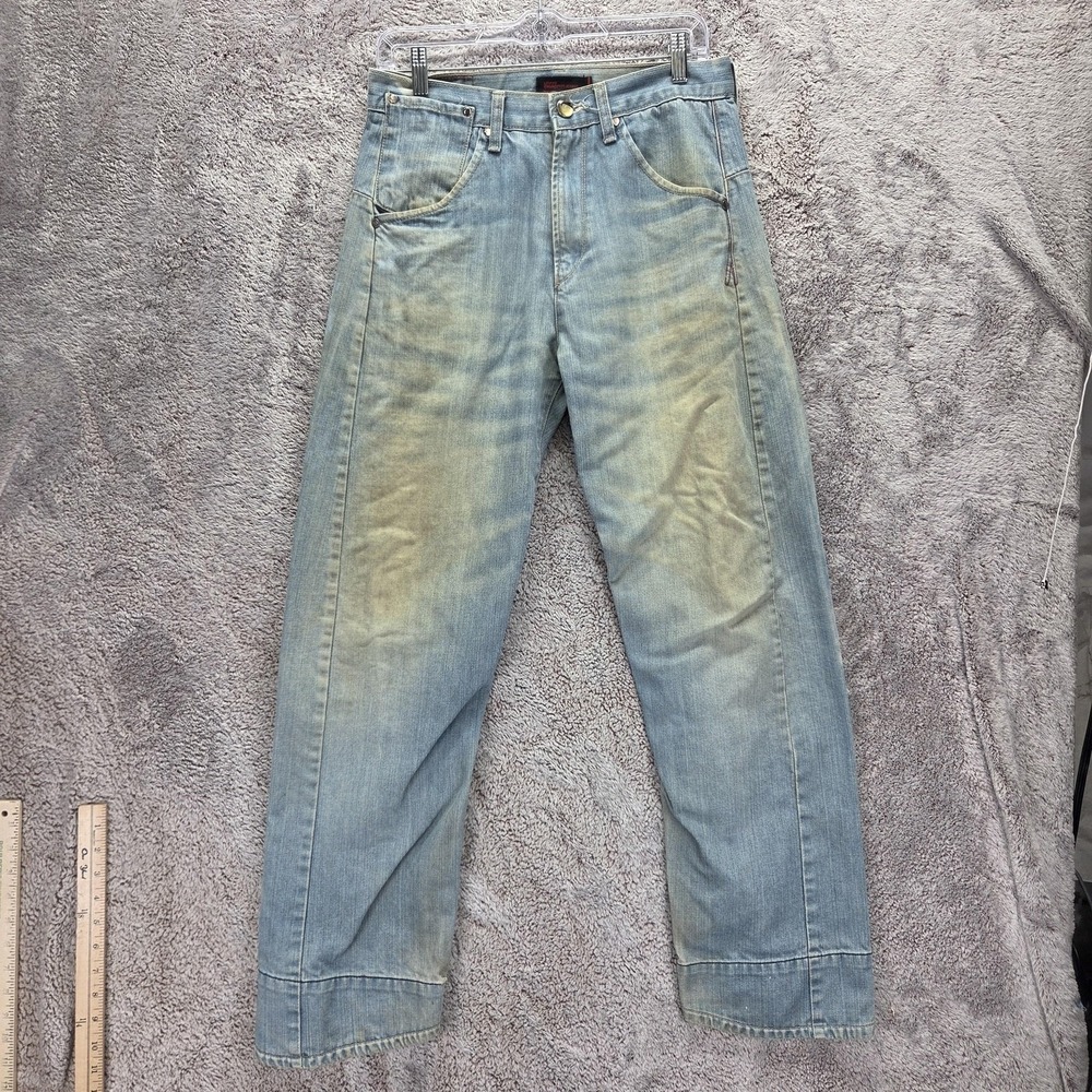 Vintage Levis Engineered Jeans Mens 30x30 Blue Twisted Light Wash Zip Fly